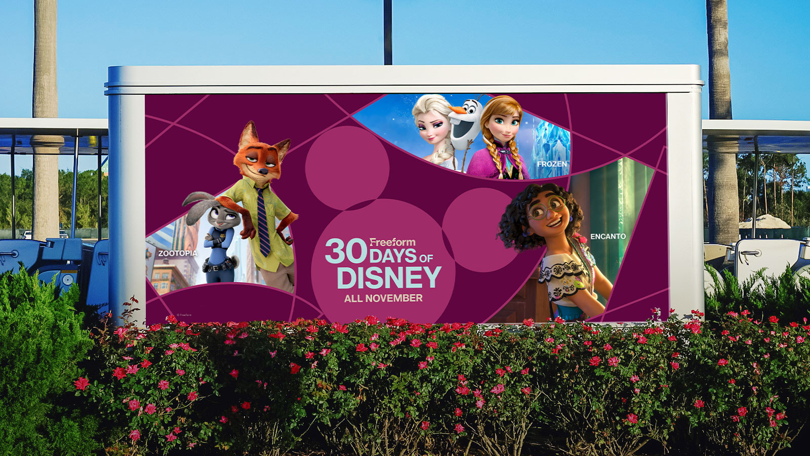 30 Days of Disney billboard