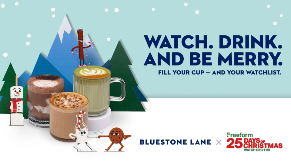 Bluestone Lane x Freeform 25 Days of Christmas banner